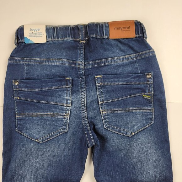 Mayoral Boys Blue Denim Jeans Size 3 - Picture 5 of 9